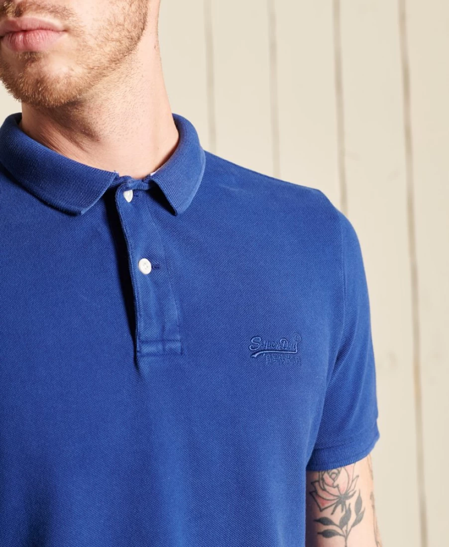 Superdry | E&M Stores Superdry Polo Tee Blue