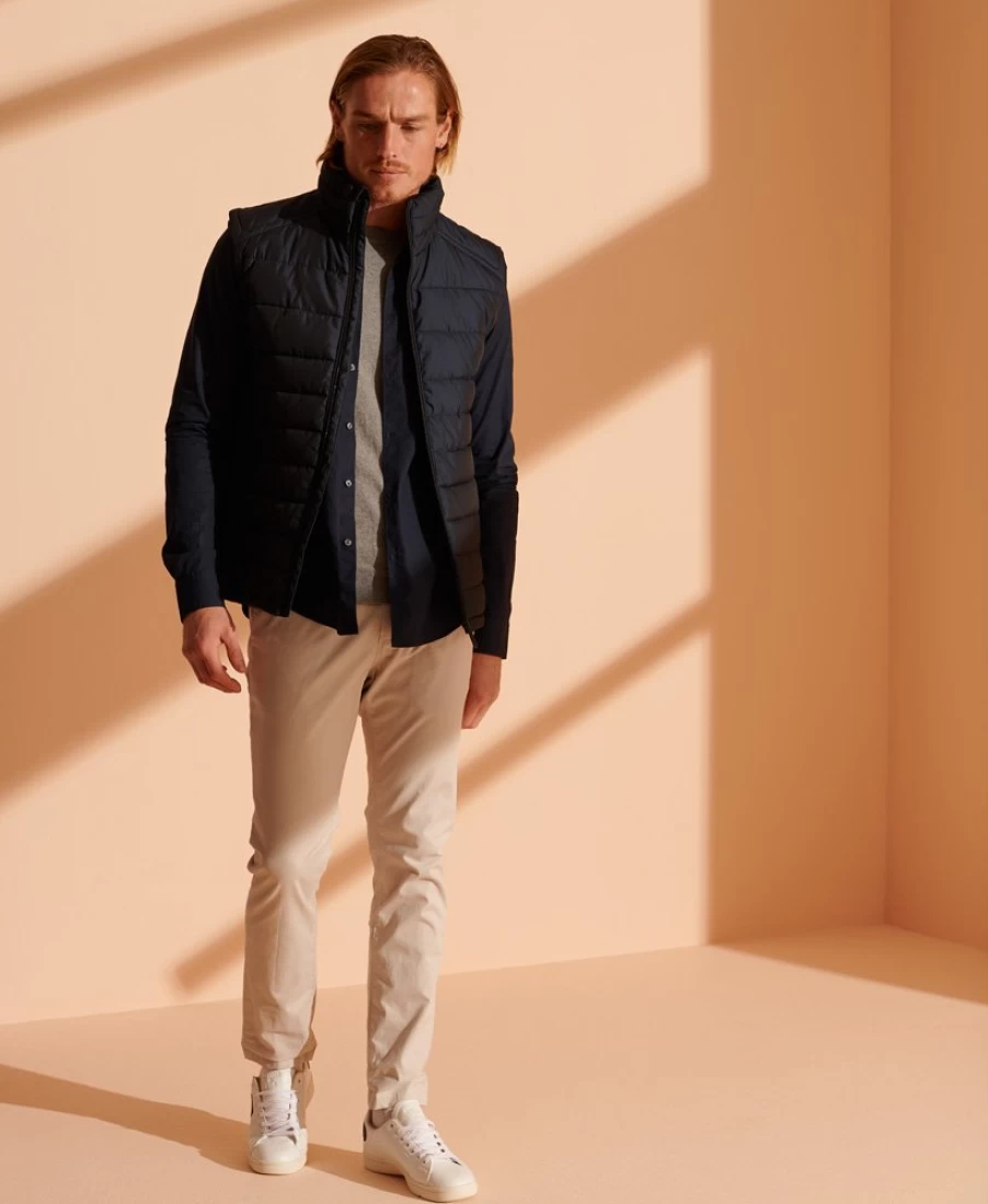 Coats And Jackets | E&M Stores Super Dry Gilet Navy