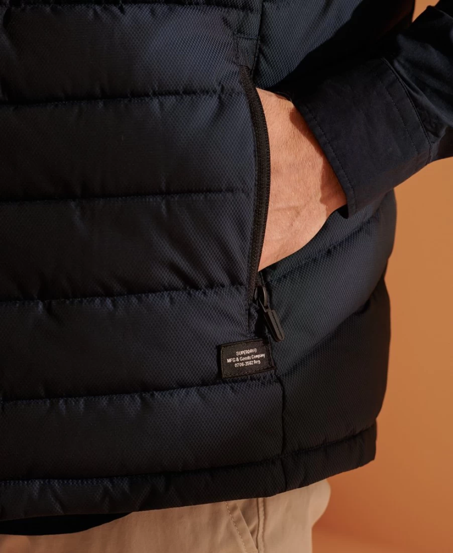 Coats And Jackets | E&M Stores Super Dry Gilet Navy