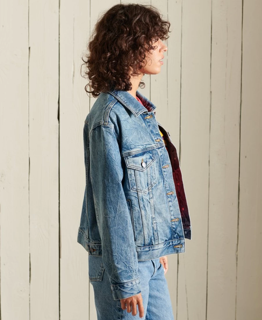 Superdry | E&M Stores Superdry Jacket Denim Blue