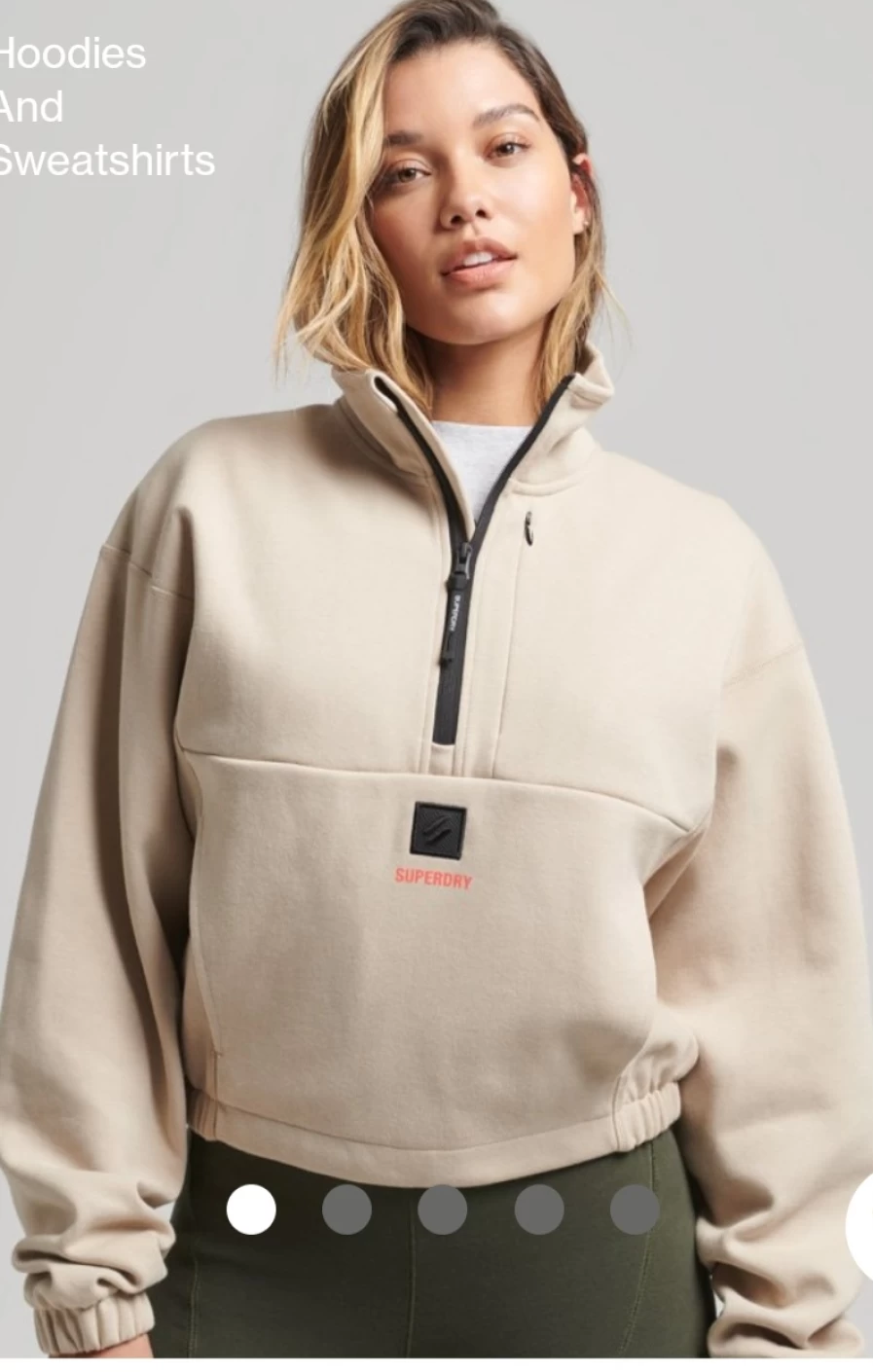 Superdry | E&M Stores Superdry Boxy Sweat White
