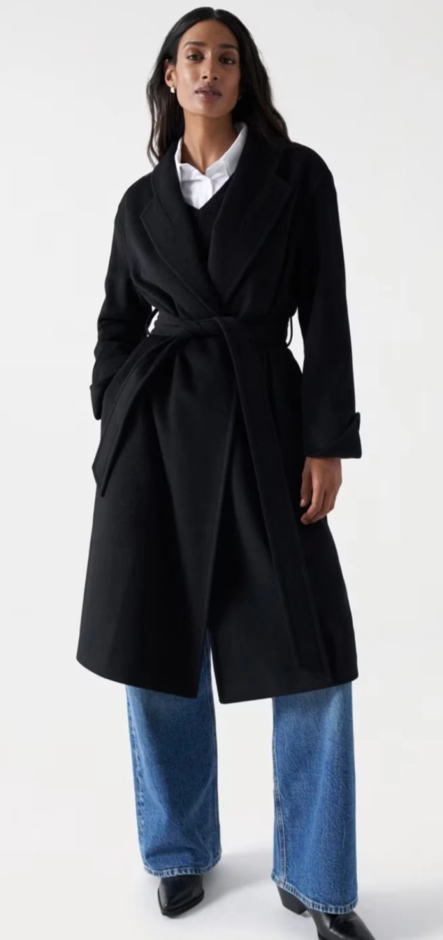 Salsa | E&M Stores Salsa Wool Coat Black
