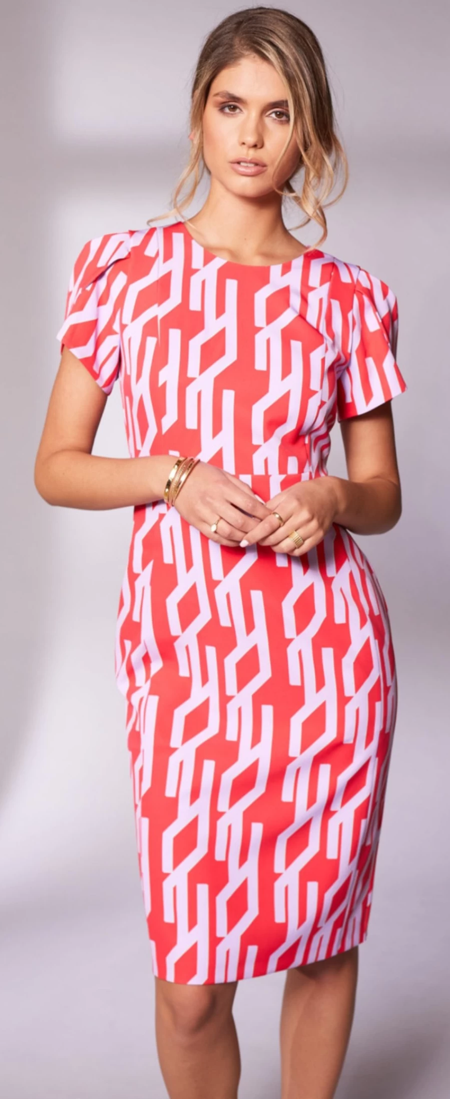 Kate Cooper | E&M Stores Print Dress Chilli