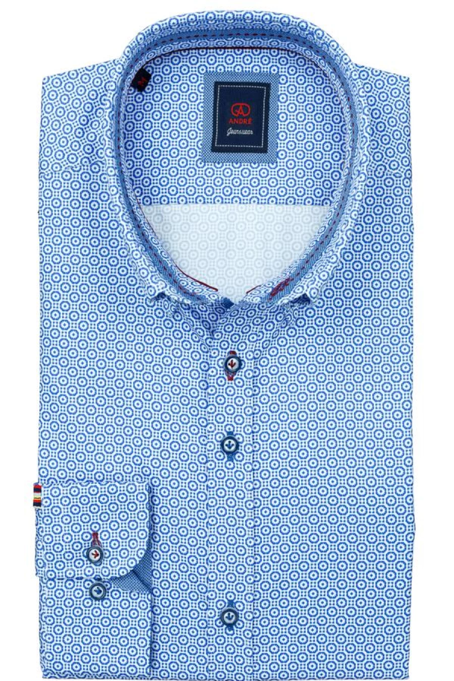 Shirts | E&M Stores Andre Mark Longsleeve Shirt Blue
