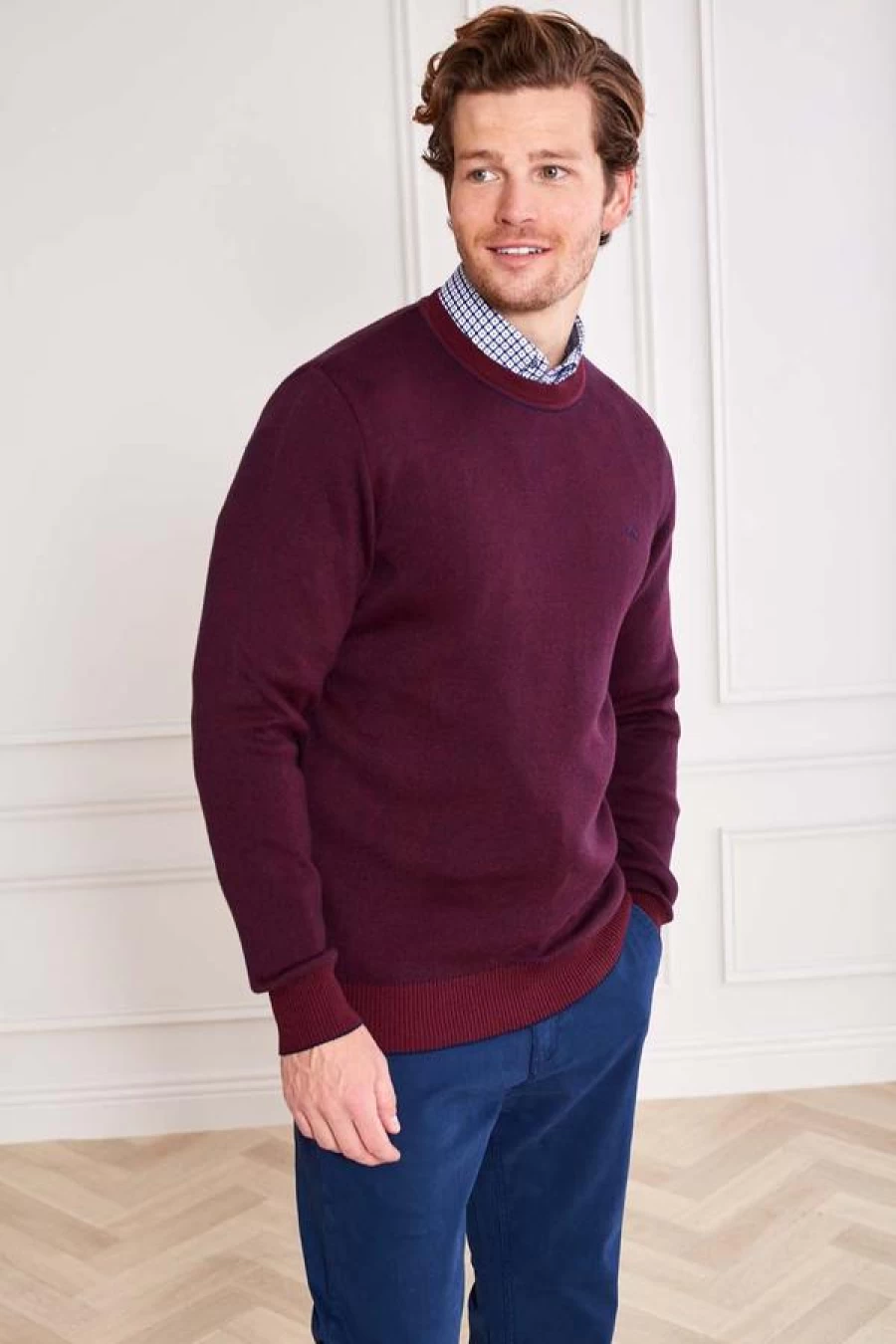 Knitwear | E&M Stores Andre Sweater Wine