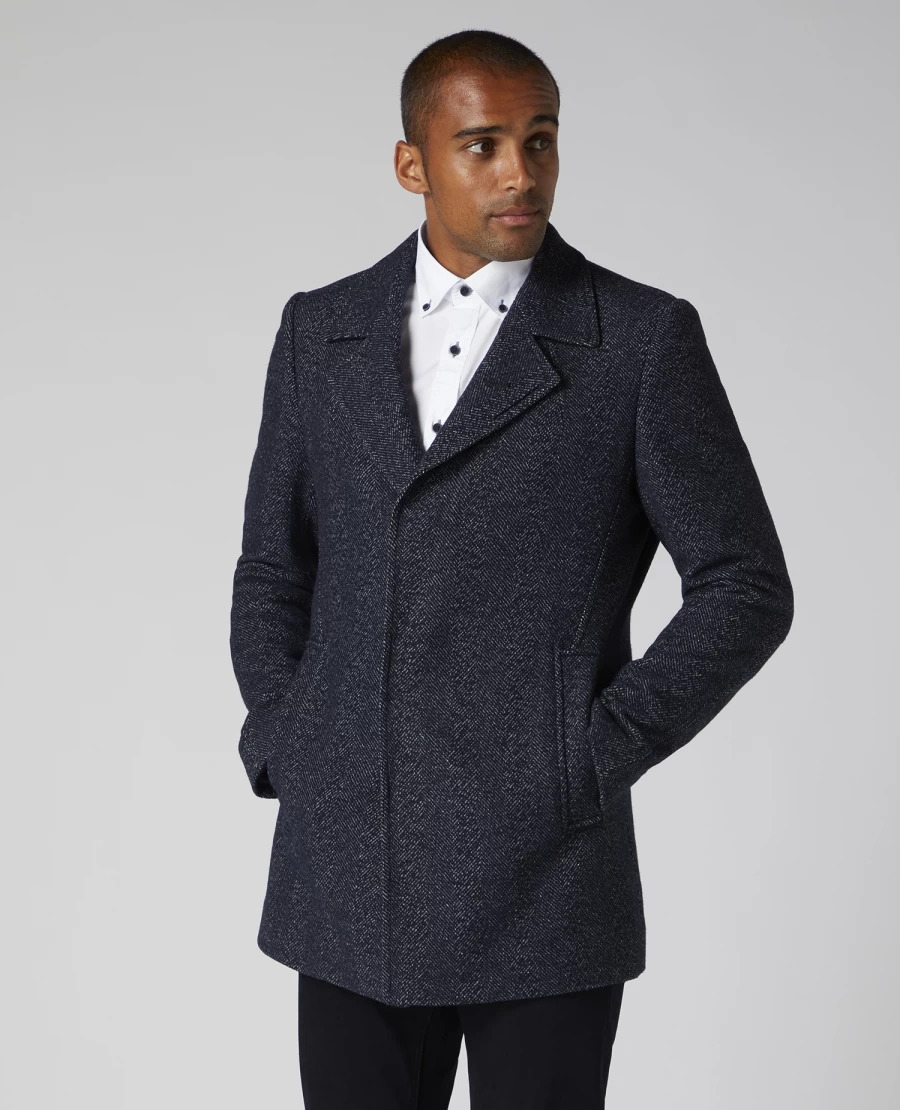 Coats And Jackets | E&M Stores Lohman Overcoat Navy