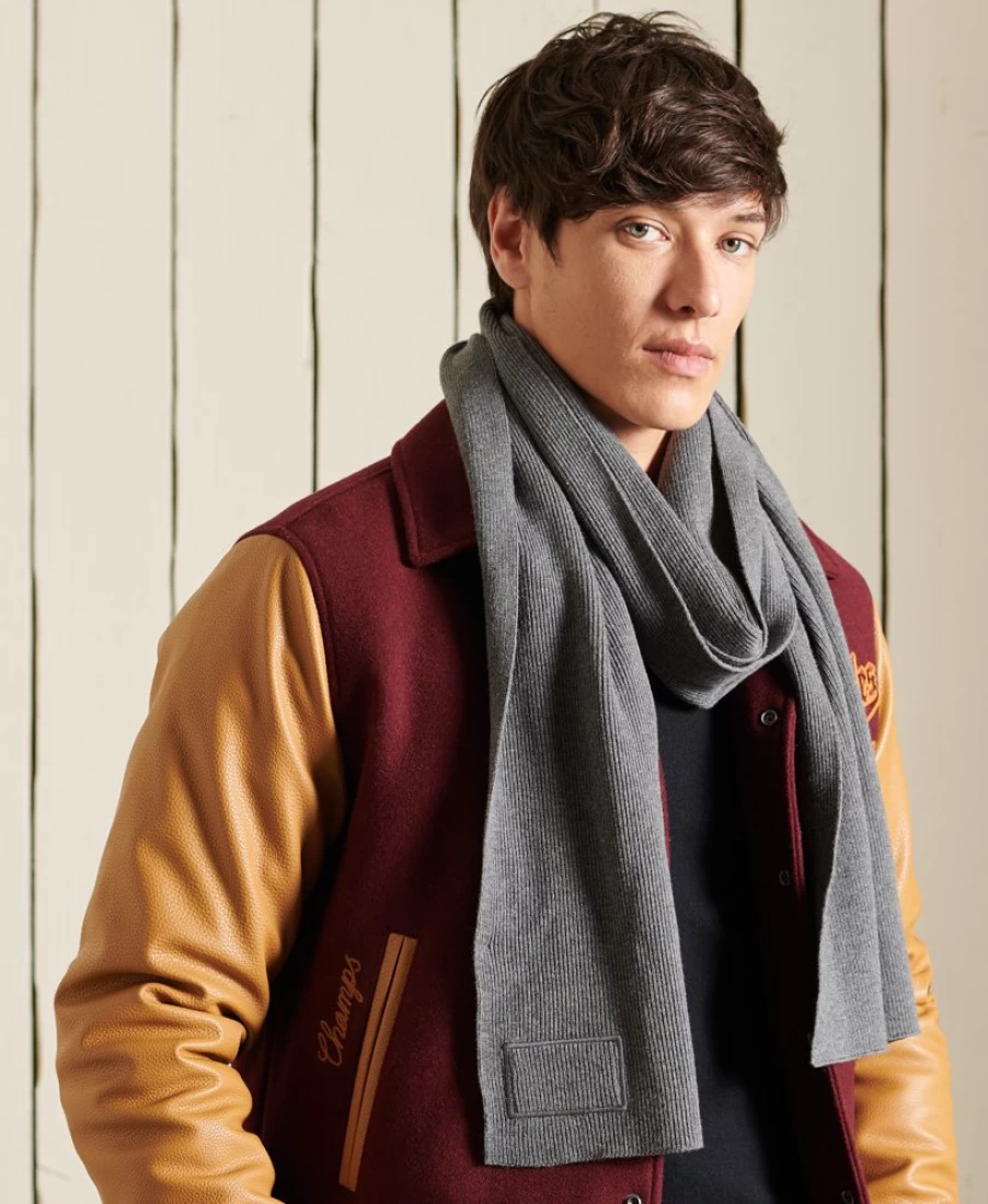 Accessories | E&M Stores Superdry Scarf Grey