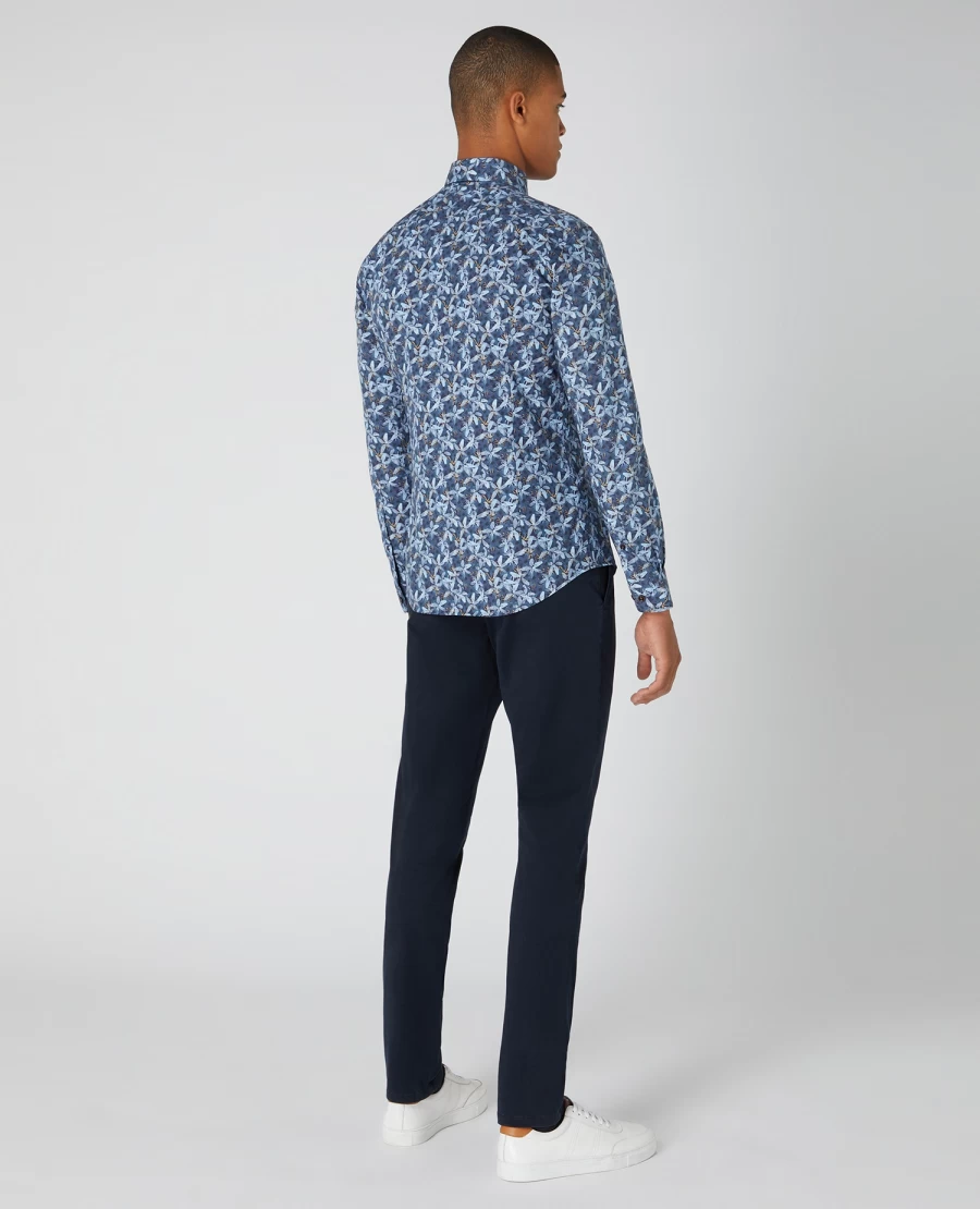 Shirts | E&M Stores Remus Slim Fit Shirt Blue