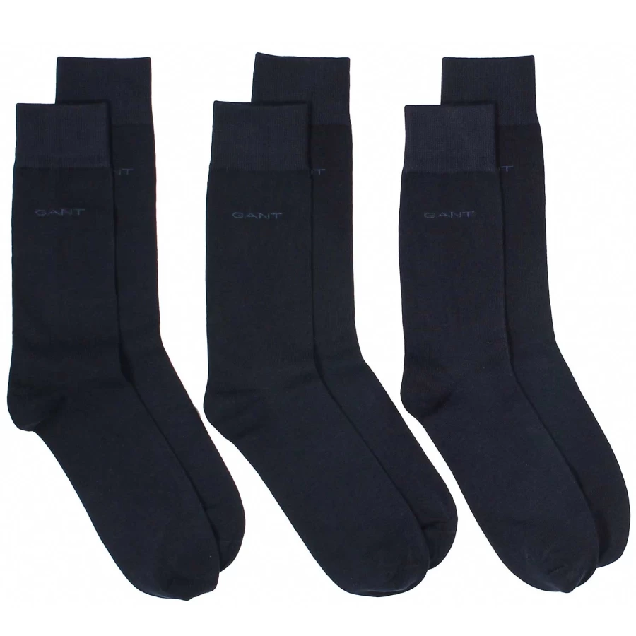 Accessories | E&M Stores Gant 3 Pack Sock Navy