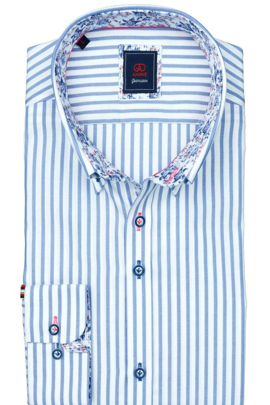 Shirts | E&M Stores Andre Oliver Longsleeve Shirt Cobalt