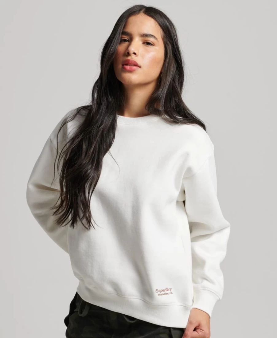 Superdry | E&M Stores Ess Logo Sweatshirt Off White