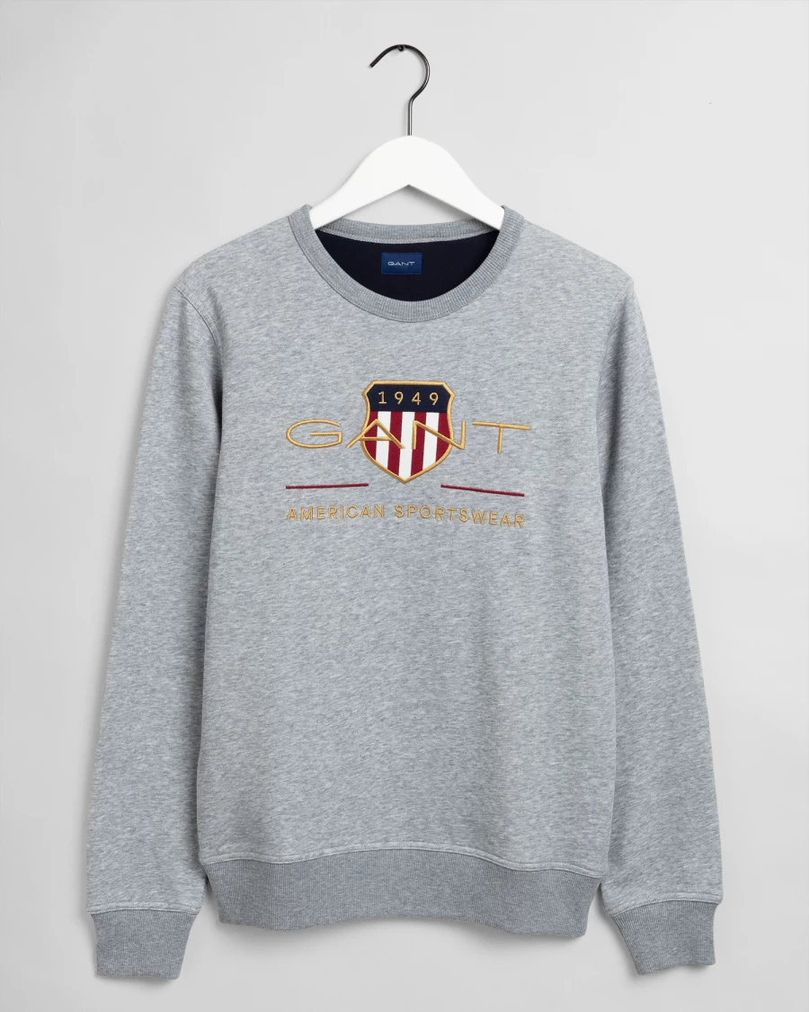 Tops And Hoodies | E&M Stores Gant Sweatshirt Grey