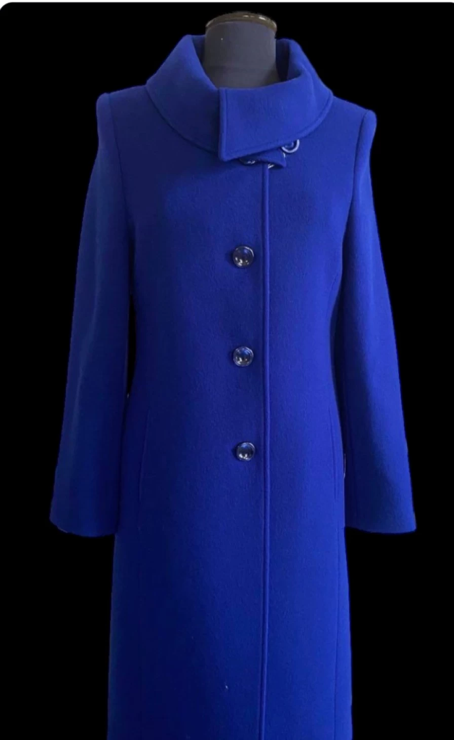 Christina Felix | E&M Stores C F Coat Royal Blue