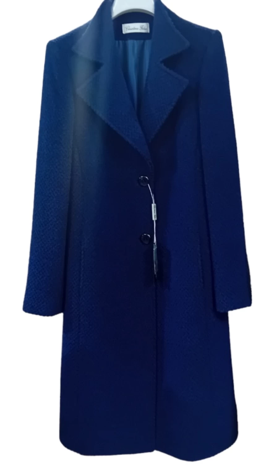 Christina Felix | E&M Stores C F Cashmere Coat Blue/Navy