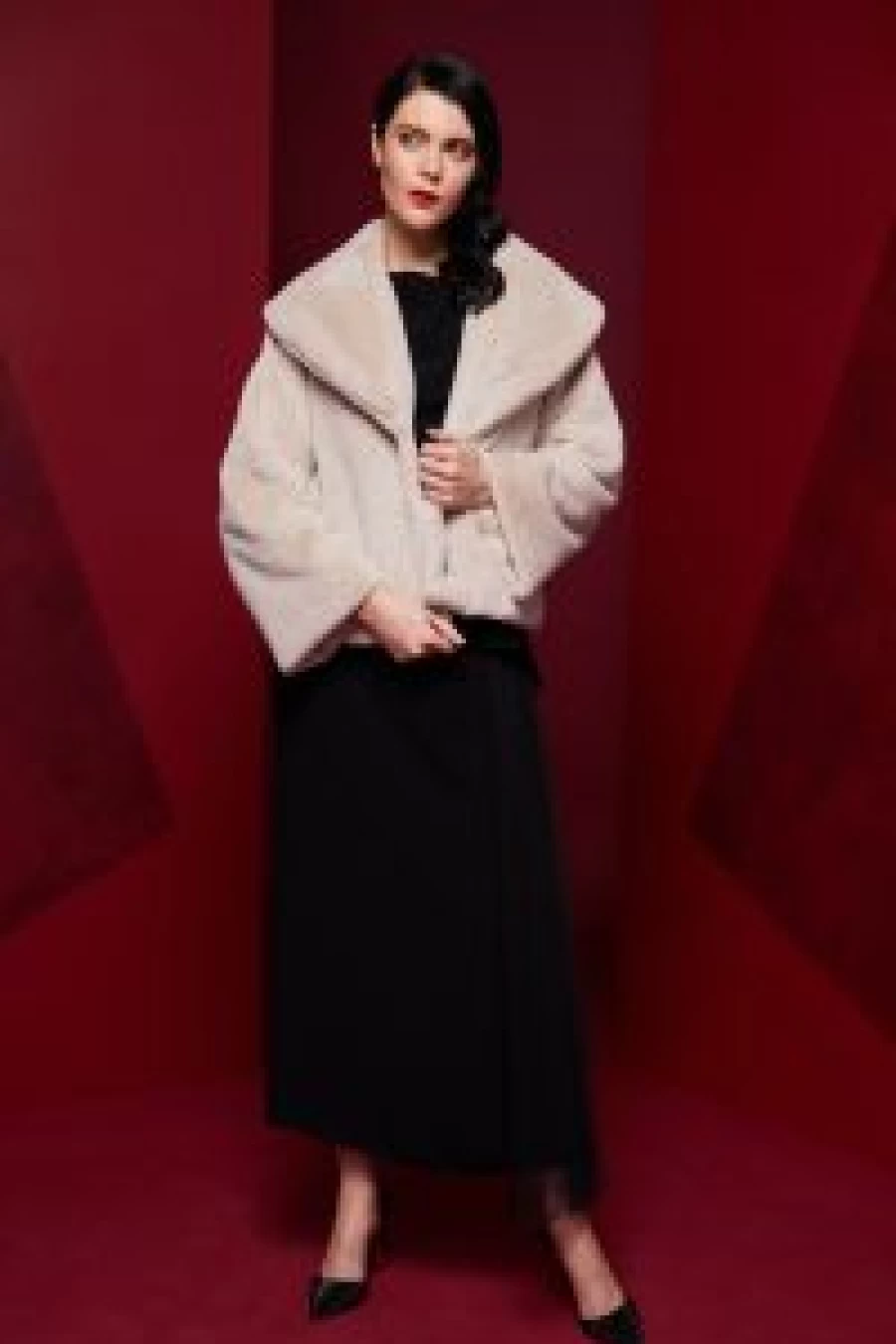 Kate Cooper | E&M Stores K.Cooper Fur Coat Black