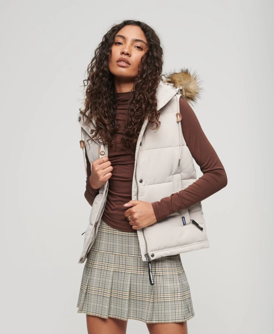 Superdry | E&M Stores Puffer Gillet Grey