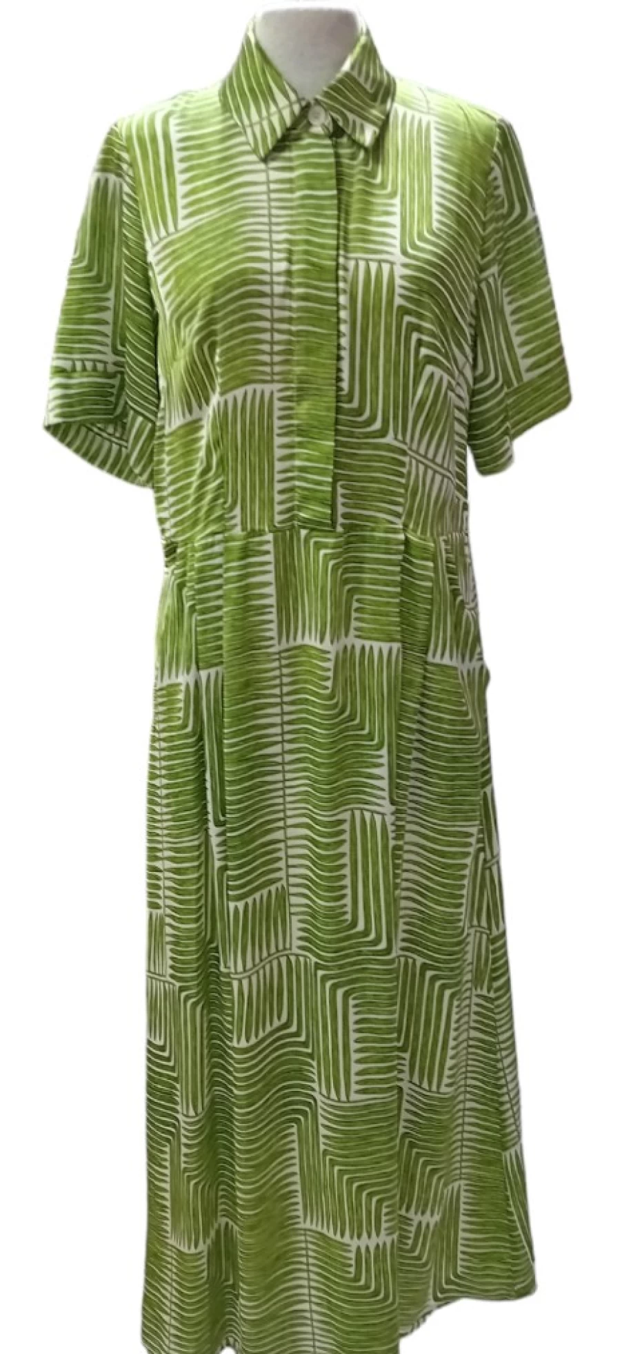 Peruzzi | E&M Stores Palm Print Derss Green